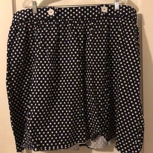 ModCloth Polka Dot Retro Skirt ModCloth 3X 22